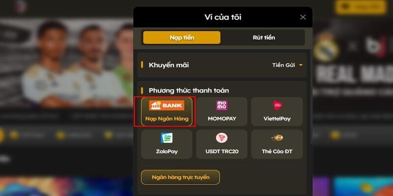 nạp tiền bj888